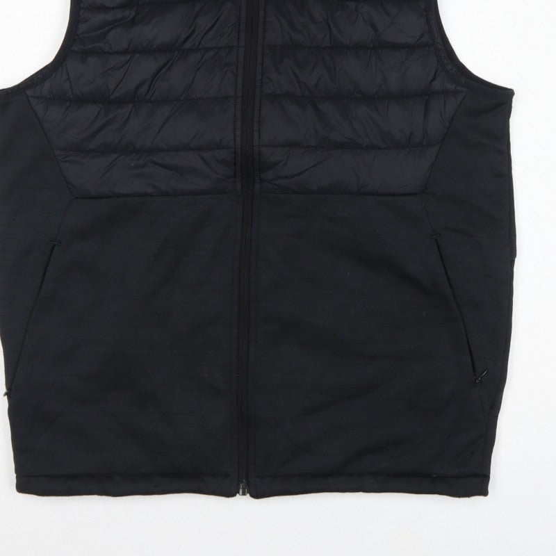 Scuderia Ferrari Men’s Black M Padded Puffer Racing Gilet Waistcoat