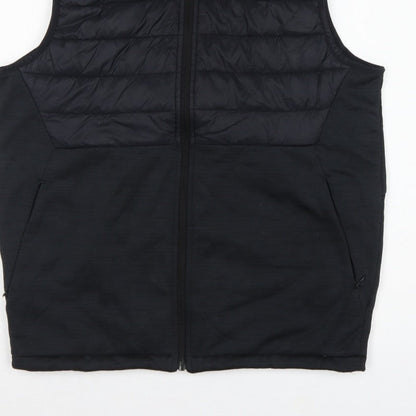 Scuderia Ferrari Men’s Black M Padded Puffer Racing Gilet Waistcoat