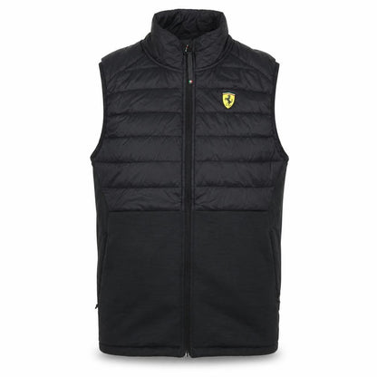 Scuderia Ferrari Men’s Black M Padded Puffer Racing Gilet Waistcoat