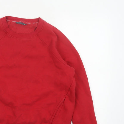 Marks and Spencer Women Red UK 14 Goodmove Pullover Sweatshirt Pockets