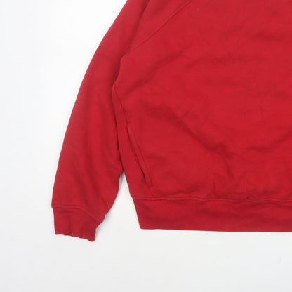 Marks and Spencer Women Red UK 14 Goodmove Pullover Sweatshirt Pockets