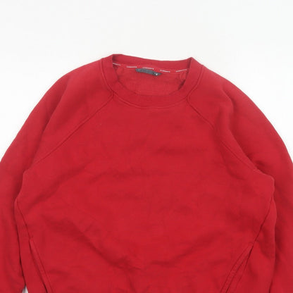 Marks and Spencer Women Red UK 14 Goodmove Pullover Sweatshirt Pockets