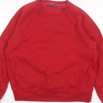 Marks and Spencer Women Red UK 14 Goodmove Pullover Sweatshirt Pockets