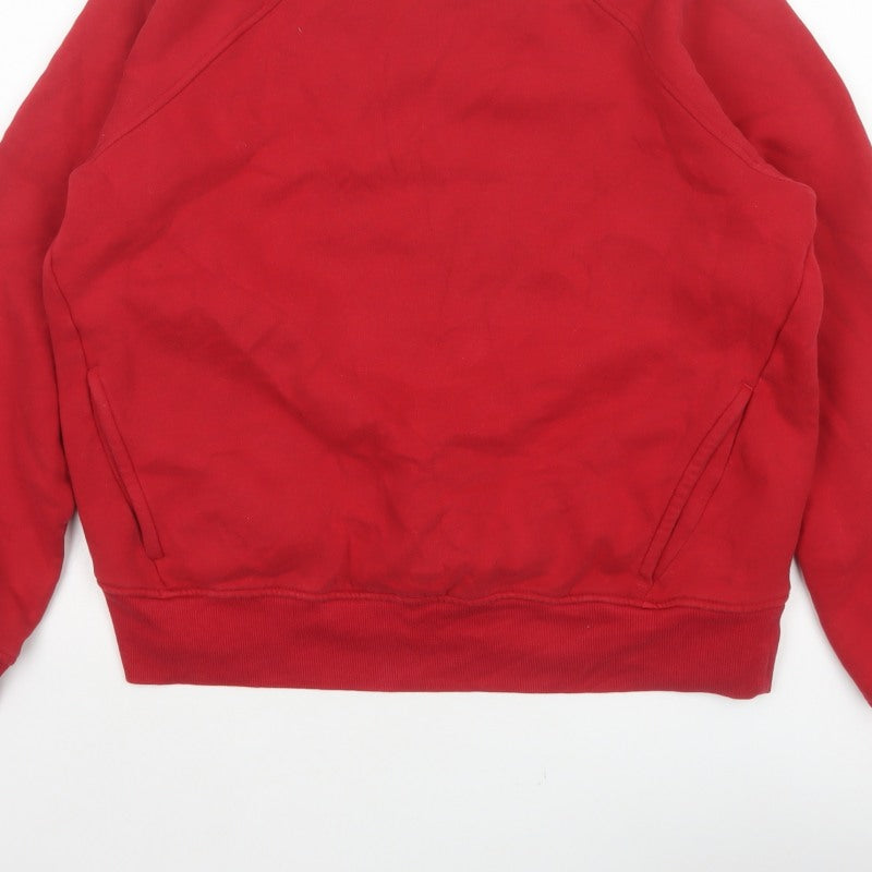 Marks and Spencer Women Red UK 14 Goodmove Pullover Sweatshirt Pockets
