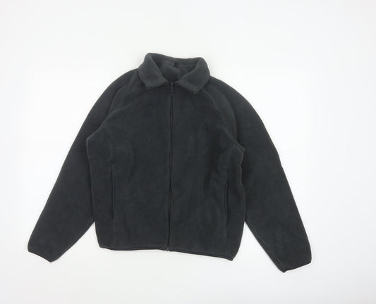 Uniqlo Women’s Black XS Fleece Full Zip Collared Jacket