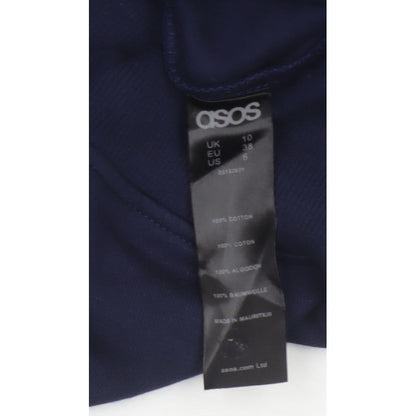 ASOS Women’s Blue UK 10 Pullover Hoodie 100% Cotton