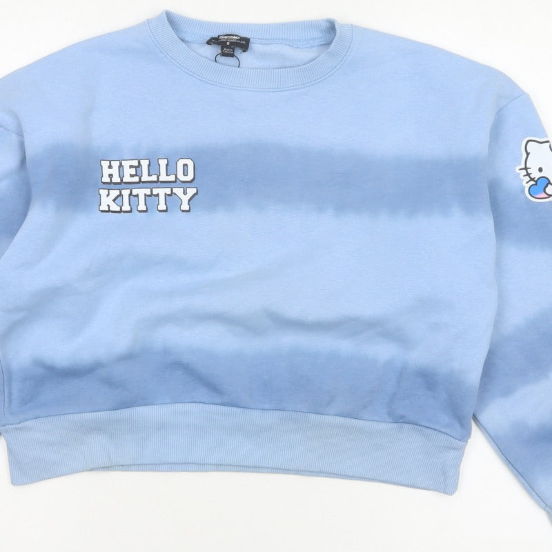 Sanrio Teens Blue Size 6 Hello Kitty Graphic Pullover Sweatshirt