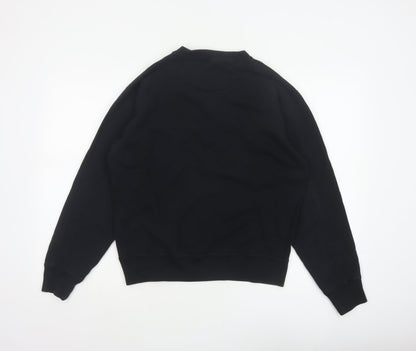 Uniqlo Men’s Black M Crew Neck Pullover Cotton Sweatshirt