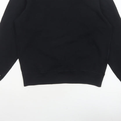 Uniqlo Men’s Black M Crew Neck Pullover Cotton Sweatshirt