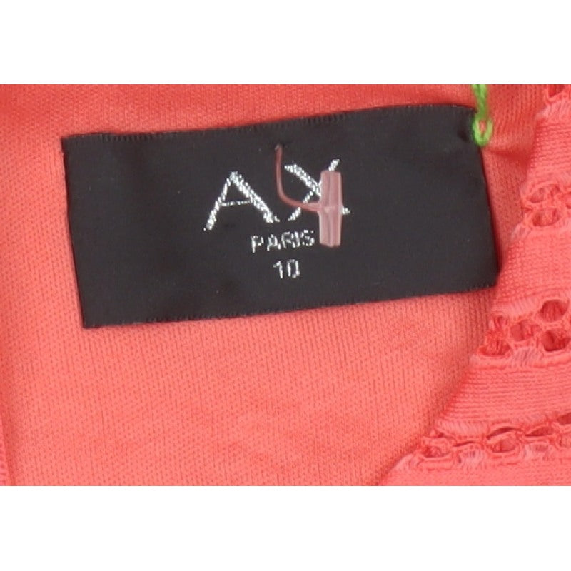AX Paris Women’s Orange Lace Fit & Flare Party Dress UK 10