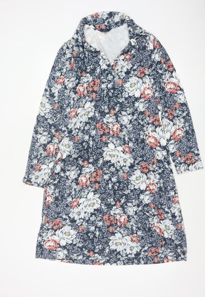Cotton Traders Women’s Multicoloured Floral Shirt Dress UK 12