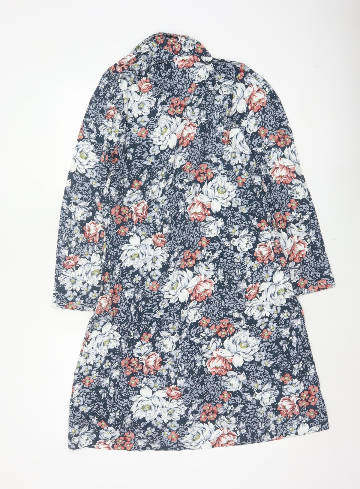 Cotton Traders Women’s Multicoloured Floral Shirt Dress UK 12