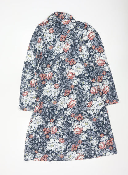 Cotton Traders Women’s Multicoloured Floral Shirt Dress UK 12