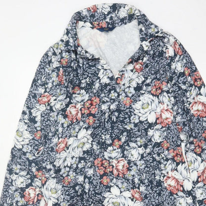 Cotton Traders Women’s Multicoloured Floral Shirt Dress UK 12