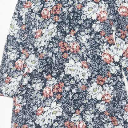 Cotton Traders Women’s Multicoloured Floral Shirt Dress UK 12