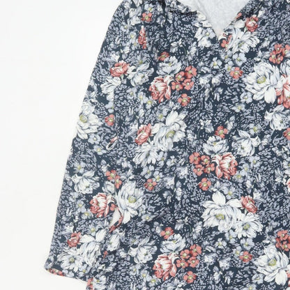 Cotton Traders Women’s Multicoloured Floral Shirt Dress UK 12