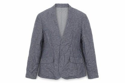 Marks and Spencer Women’s Blue Linen Blend Open Jacket UK 16