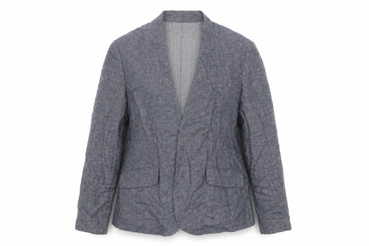 Marks and Spencer Women’s Blue Linen Blend Open Jacket UK 16