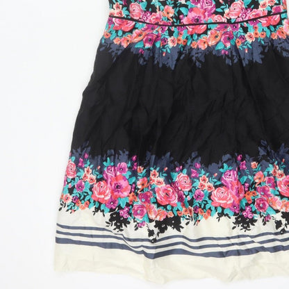 Monsoon Women’s Multicoloured Floral Fit & Flare Dress UK 14