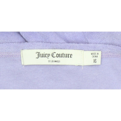 Juicy Couture Women’s Purple XS Velour Halter Bodycon Mini Dress