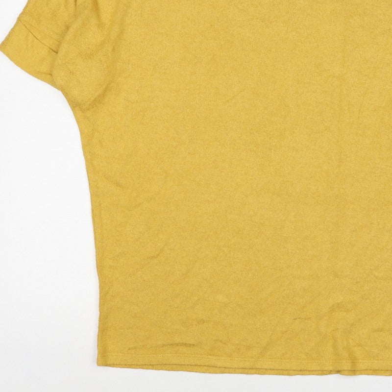 Apricot Women’s Yellow UK 16 Relaxed Jersey Short Sleeve T-Shirt
