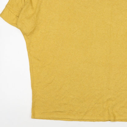 Apricot Women’s Yellow UK 16 Relaxed Jersey Short Sleeve T-Shirt