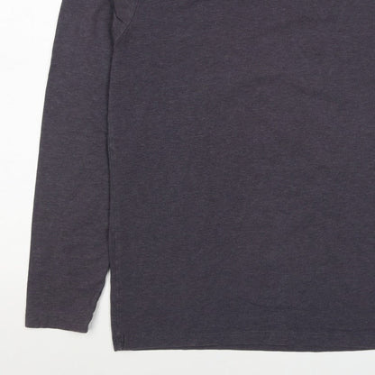 Atlantic Bay Men’s Grey Size S Long Sleeve Crew Neck Jersey T-Shirt