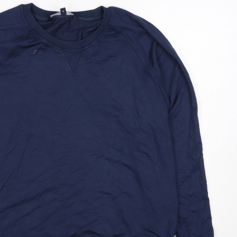 Crew Clothing Company Women’s Navy M Pullover Crew Neck Raglan Sweatshirt