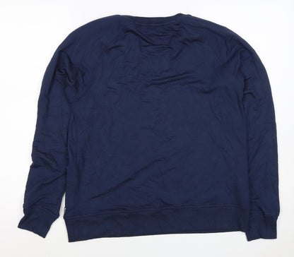 Crew Clothing Company Women’s Navy M Pullover Crew Neck Raglan Sweatshirt
