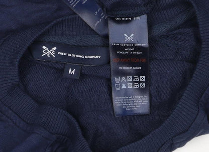 Crew Clothing Company Women’s Navy M Pullover Crew Neck Raglan Sweatshirt