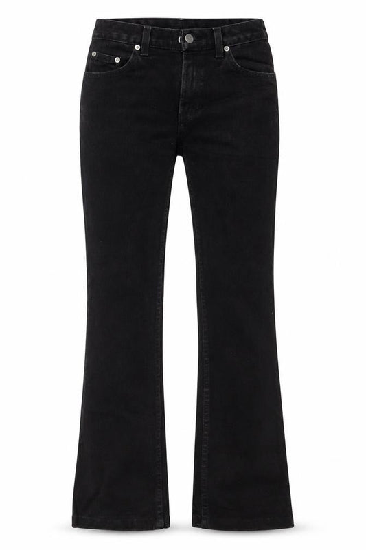 GAP Women’s Black UK 4 Long Bootcut 100% Cotton Denim Jeans