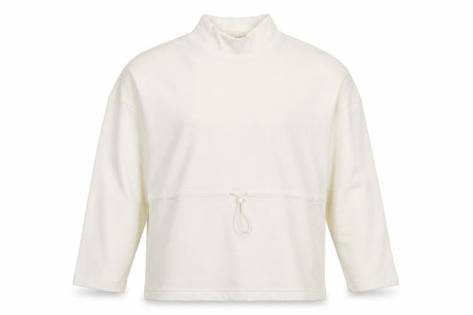 M&S Goodmove Women’s Ivory UK 14 Pullover High Neck Sweatshirt