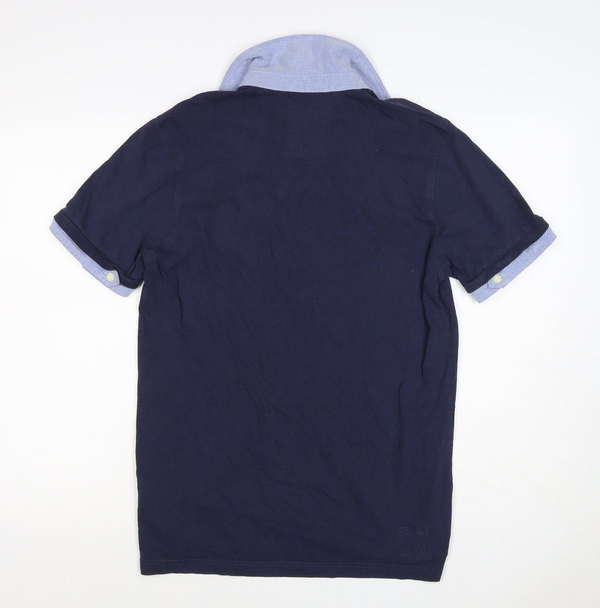 Crew Clothing Co Men’s Blue Small Embroidered Sports Club Polo Shirt