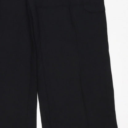 Marks & Spencer Women Black Size 10 Cargo Trousers Drawstring Pockets