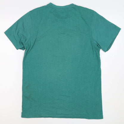 Mountain Warehouse Men's Green XS Push Your Limits Quick Dry T-Shirt