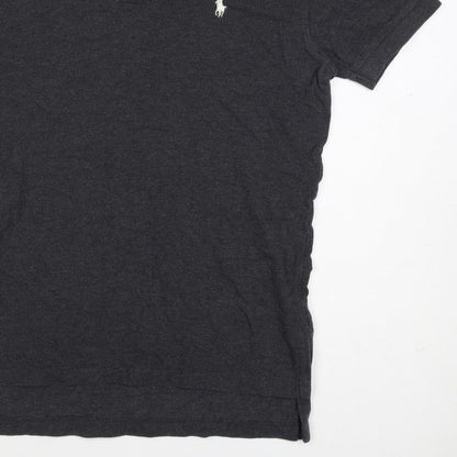 Polo Ralph Lauren Men's Black S Short Sleeve Logo Polo Shirt