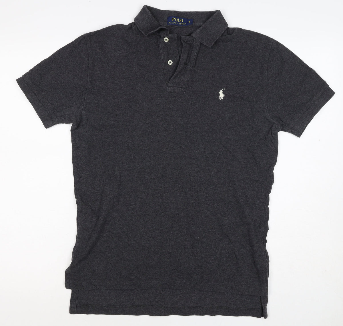 Polo Ralph Lauren Men's Black S Short Sleeve Logo Polo Shirt