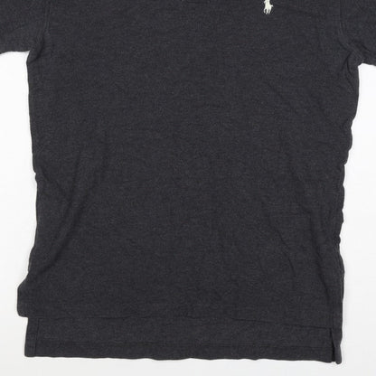 Polo Ralph Lauren Men's Black S Short Sleeve Logo Polo Shirt