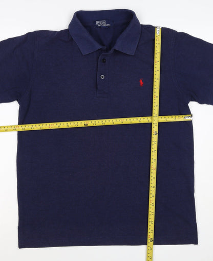Polo Ralph Lauren Men’s Blue XS Cotton Short Sleeve Logo Polo Shirt