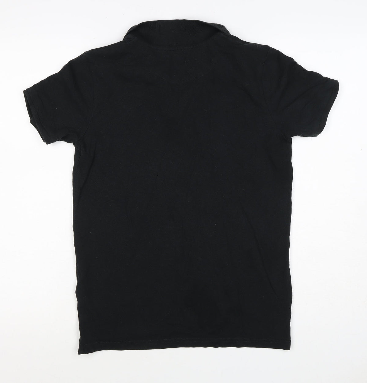 U.S. Polo Assn. Boys Black 14-15 Years Classic Cotton Polo Shirt