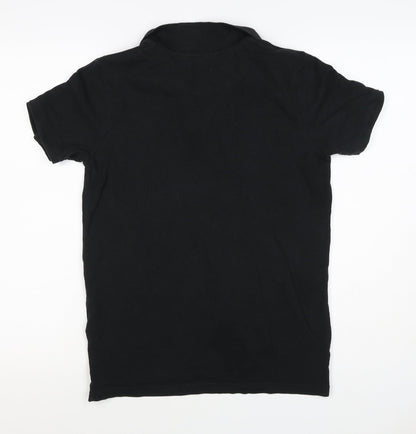 U.S. Polo Assn. Boys Black 14-15 Years Classic Cotton Polo Shirt