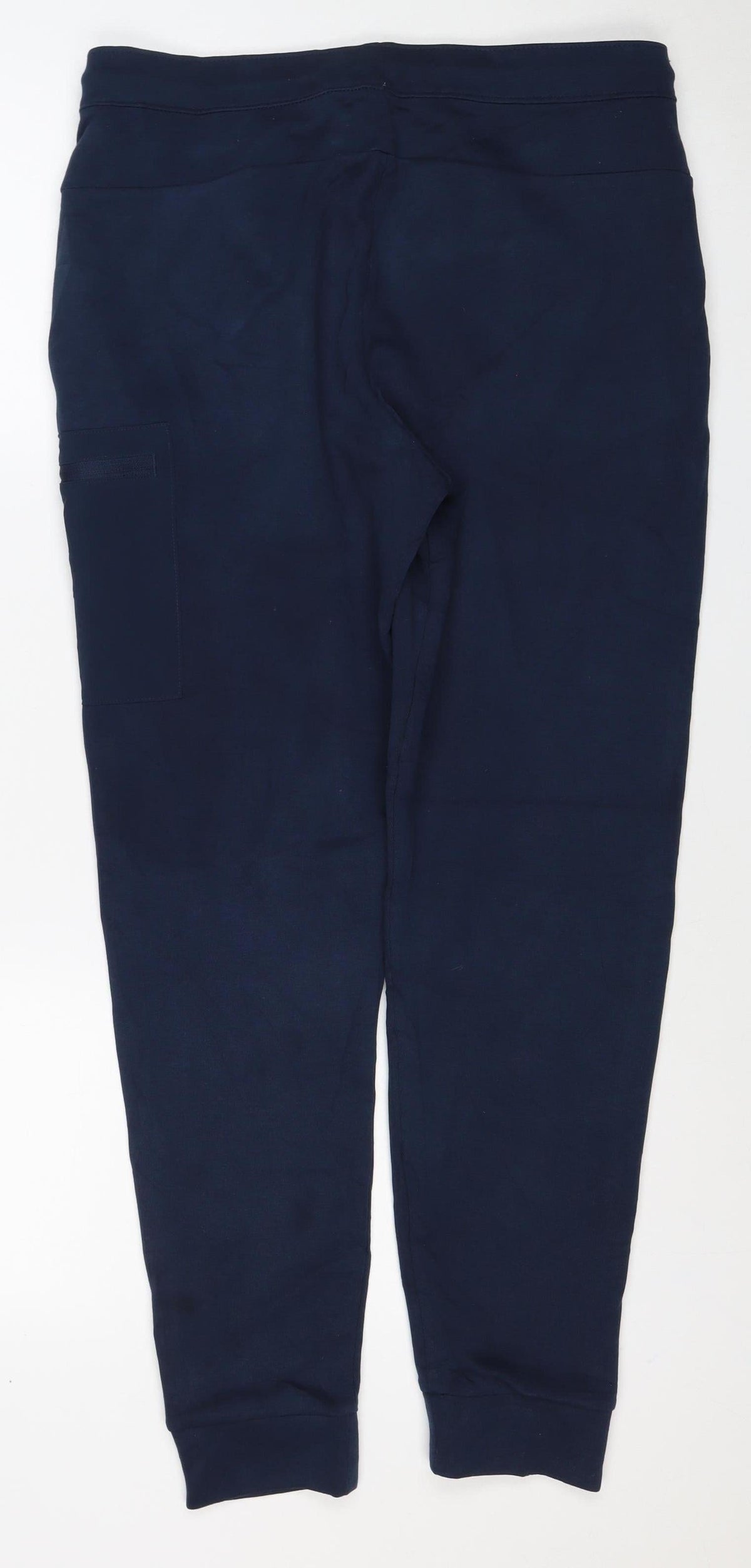 Good Move Men's Blue S Jogger Track Pants Drawstring Zip Pocket