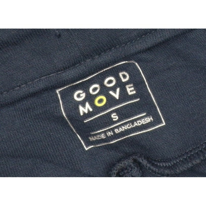 Good Move Men's Blue S Jogger Track Pants Drawstring Zip Pocket