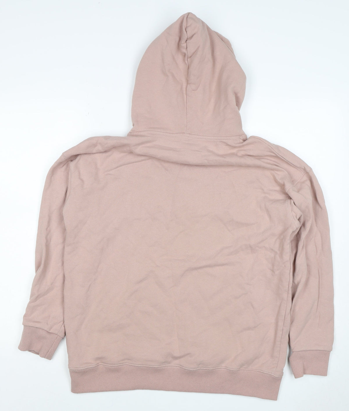 Celine Women’s Pink M Logo Pullover Hoodie Cotton Drawstring