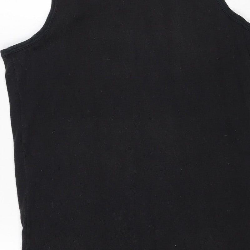 Lonsdale London Men's Black M Sleeveless Cotton Tank Top Vest