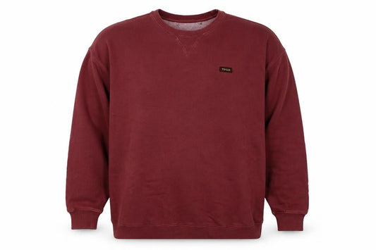 TOG24 Men’s Red 2XL Crew Neck Pullover Cotton Blend Sweatshirt