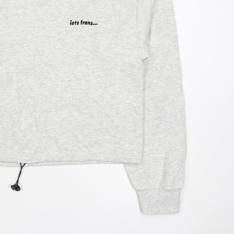 lets frans... Women’s Grey S Pullover Crew Neck Logo Sweatshirt