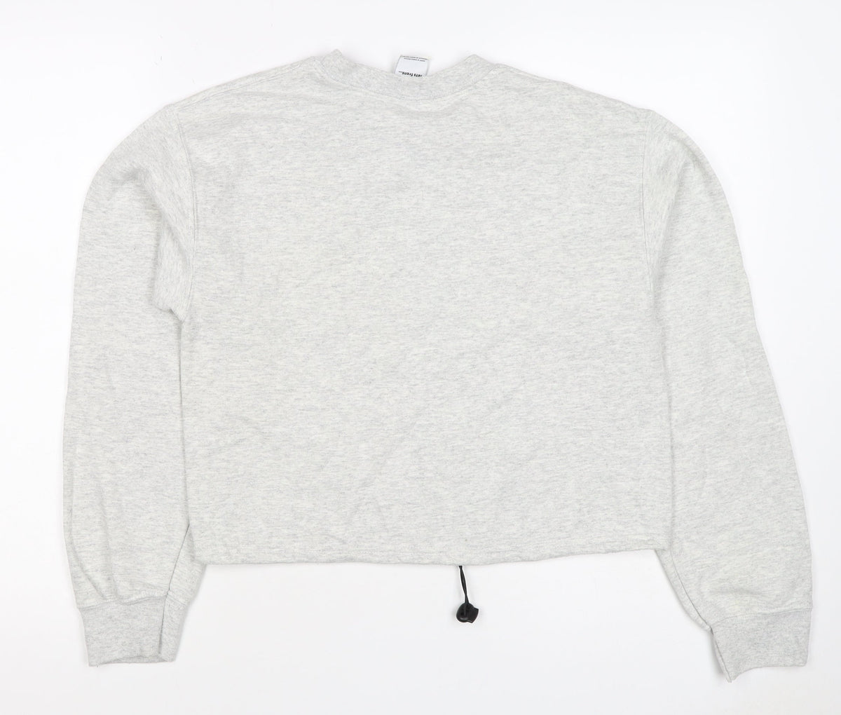 lets frans... Women’s Grey S Pullover Crew Neck Logo Sweatshirt