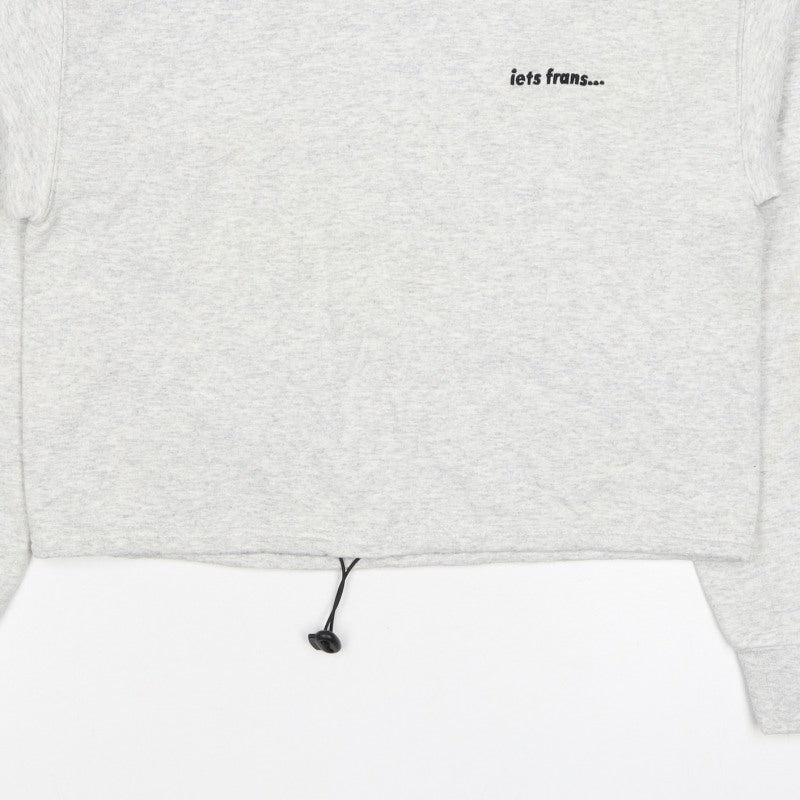 lets frans... Women’s Grey S Pullover Crew Neck Logo Sweatshirt