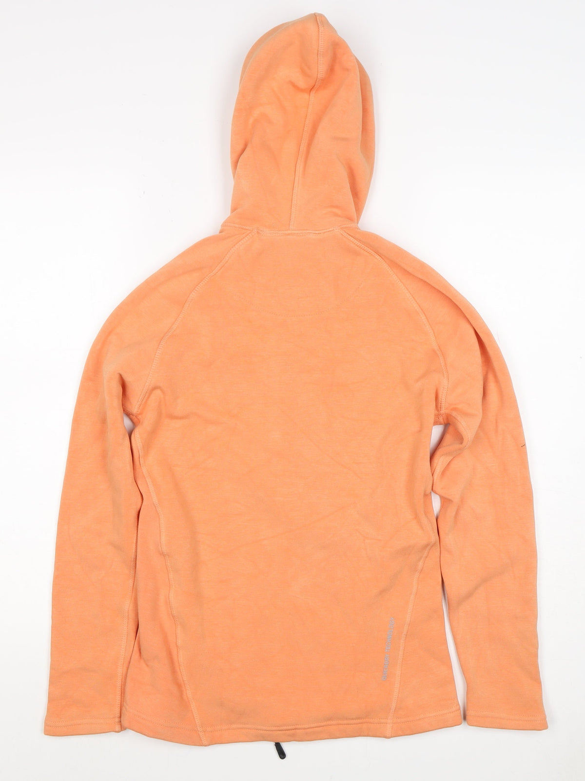 157 Women’s Orange S Full Zip Hooded Quick Dry Sports Hoodie
